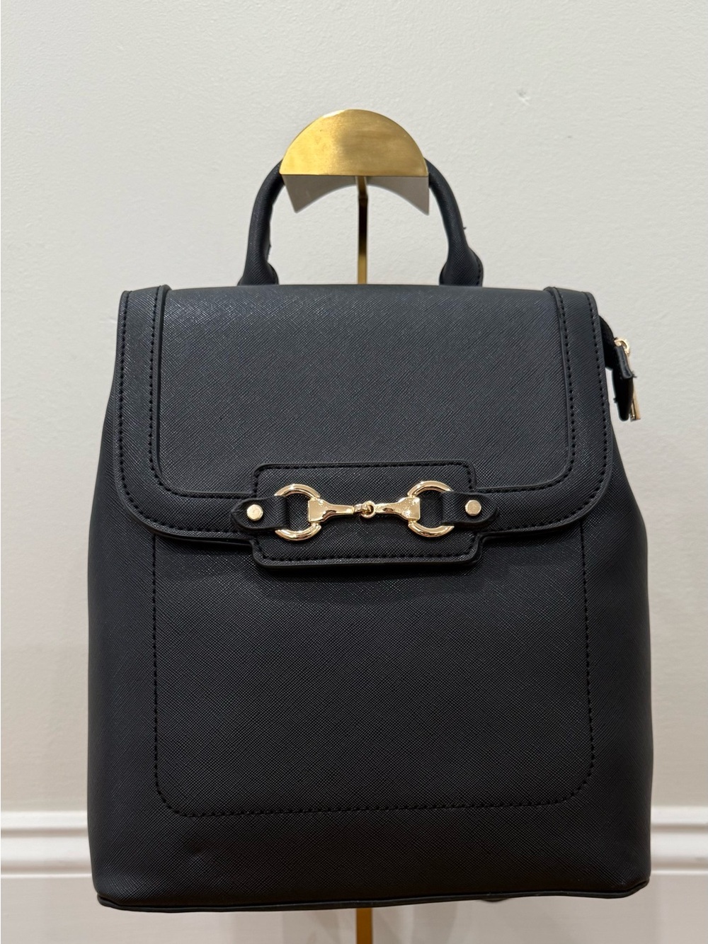 Fashion Dazzle New York Black Convertible Backpack